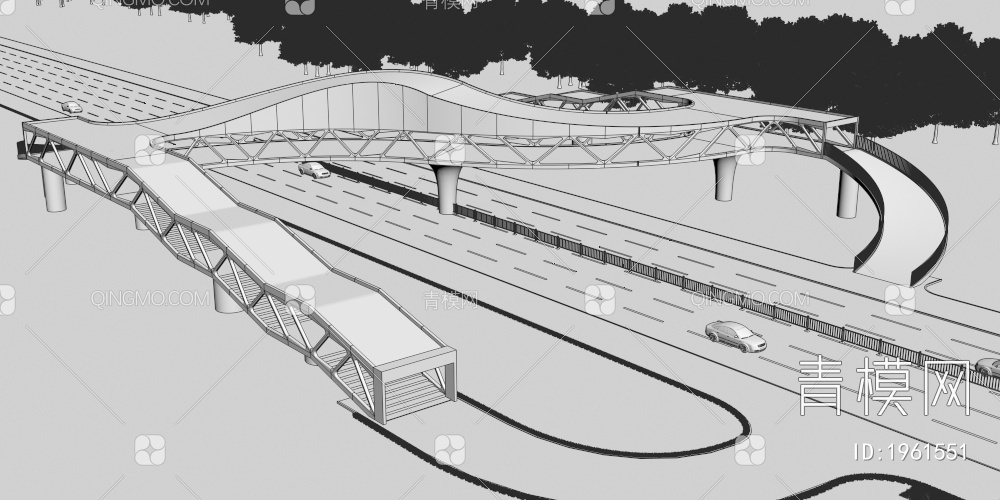 天桥3D模型下载【ID:1961551】