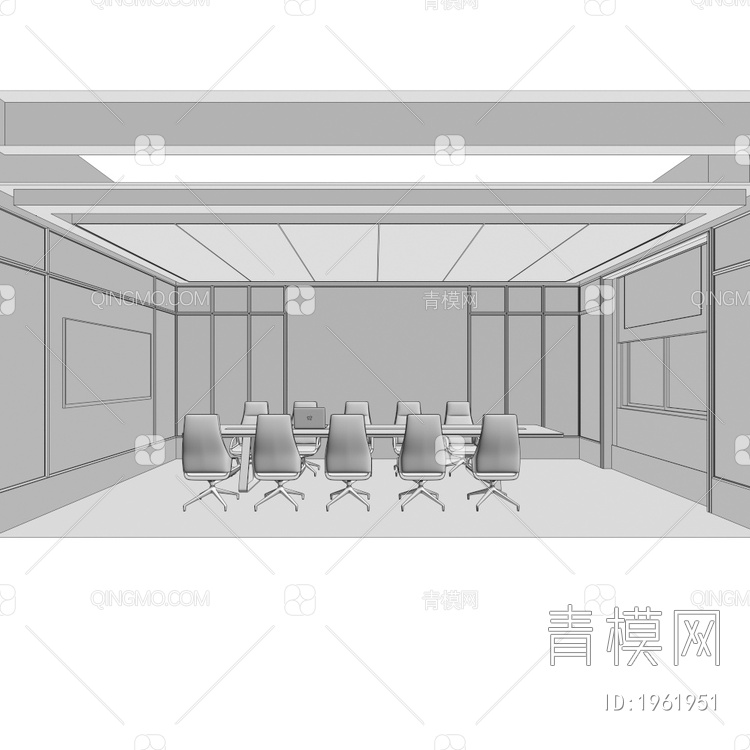 会议室3D模型下载【ID:1961951】