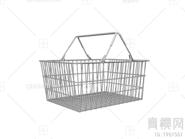 五金件 超市购物篮子3D模型下载【ID:1961561】