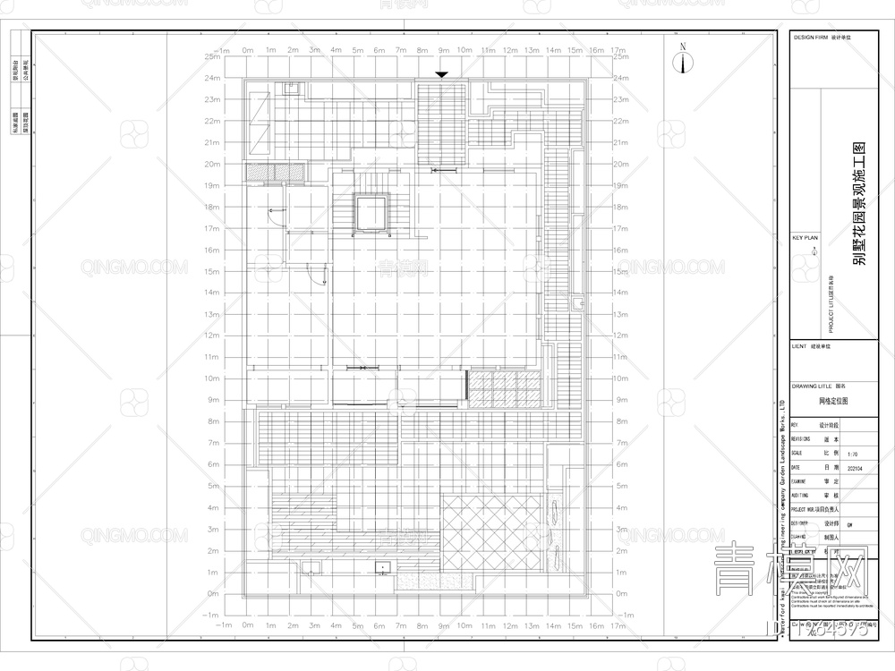 一套完整别墅庭院花园景观CAD施工图【ID:1964595】