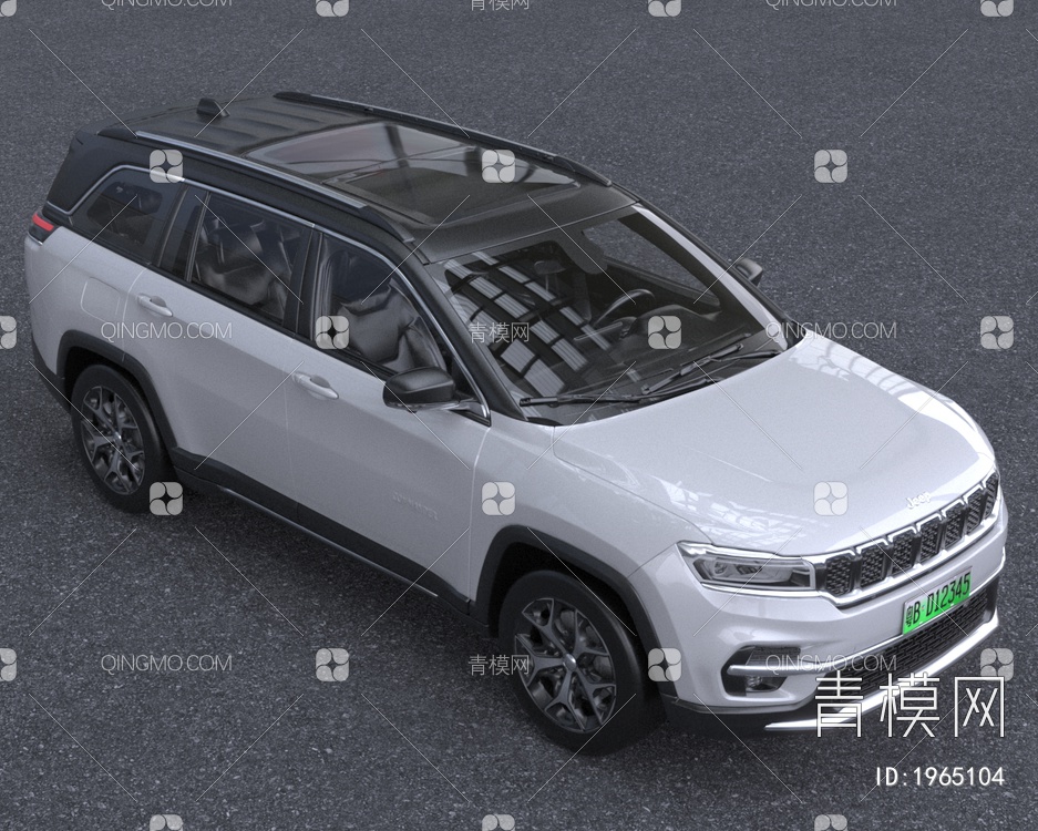 2022款吉普指挥官汽车低配版3D模型下载【ID:1965104】
