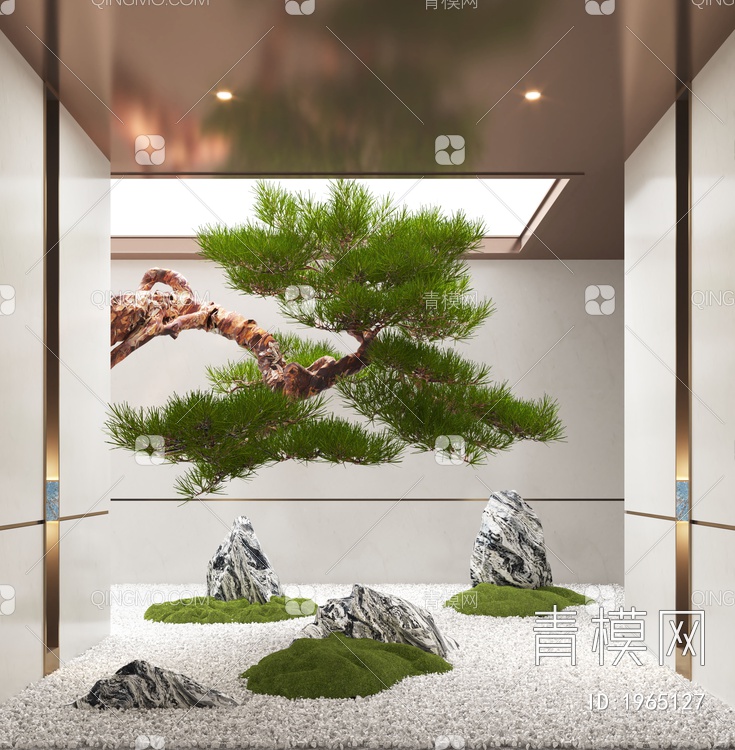 植物景观小品3D模型下载【ID:1965127】