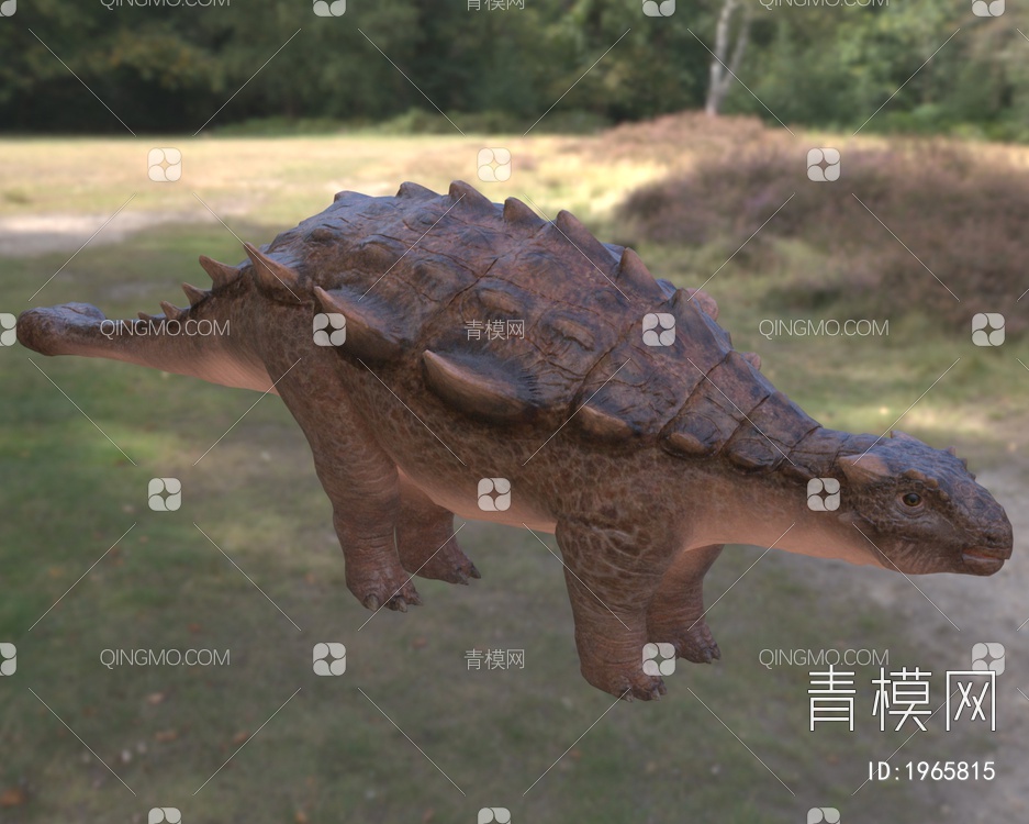 晚白垩世克氏龙恐龙灭绝生物3D模型下载【ID:1965815】