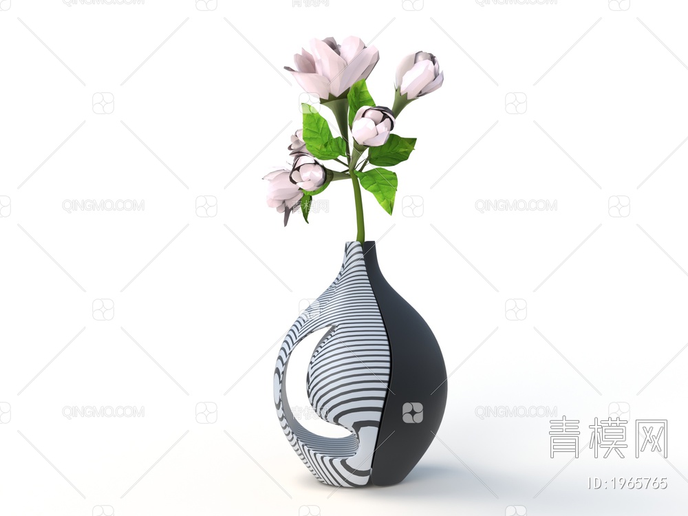 花瓶3D模型下载【ID:1965765】