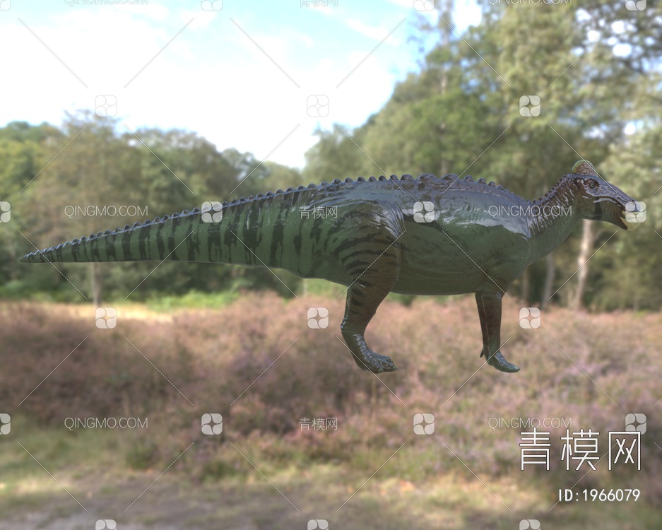 埃德蒙顿龙上白垩纪草食动物恐龙3D模型下载【ID:1966079】