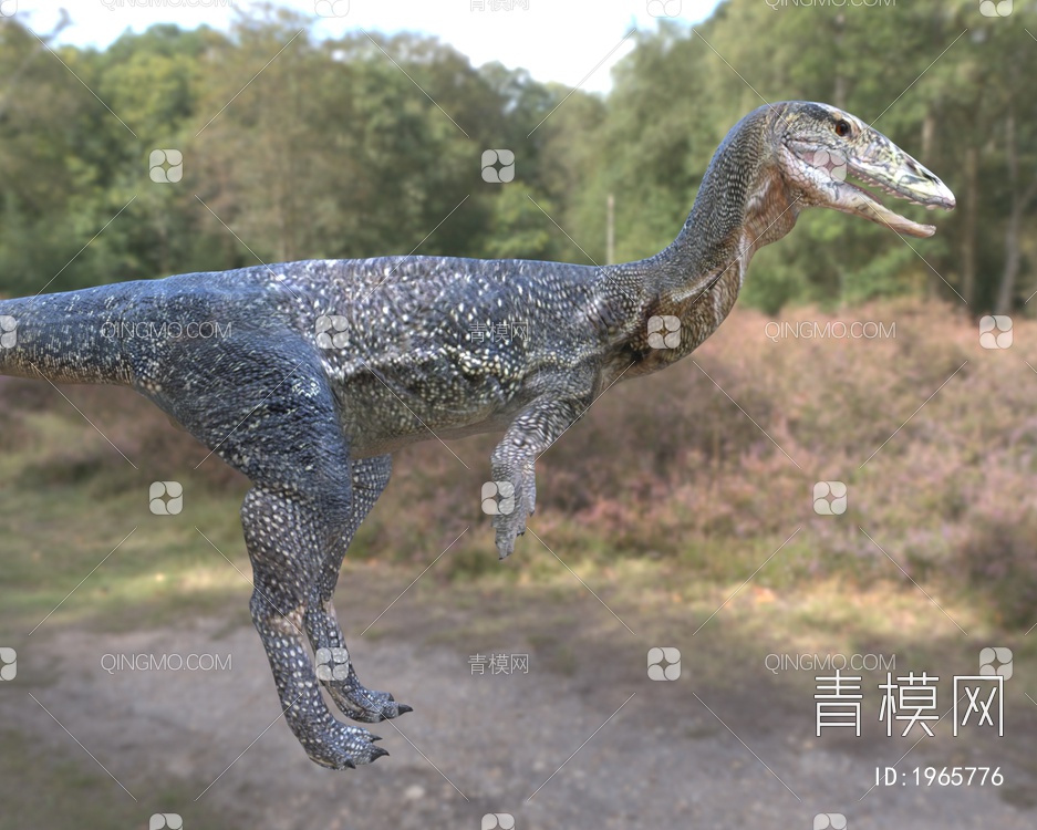 象鸟恐龙动物3D模型下载【ID:1965776】
