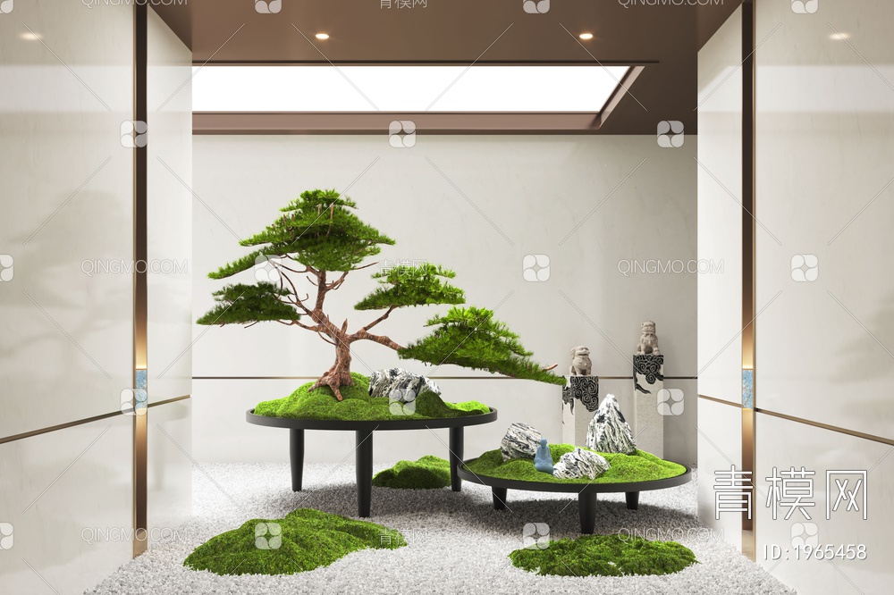 植物景观小品3D模型下载【ID:1965458】