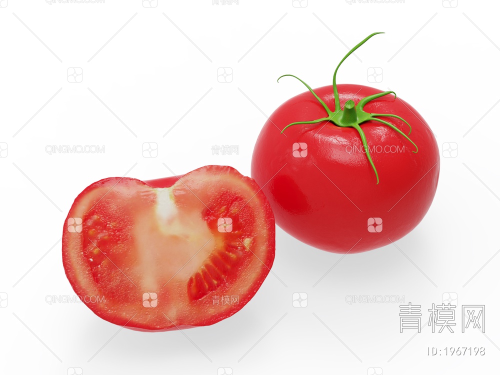 水果蔬菜 番茄SU模型下载【ID:1967198】