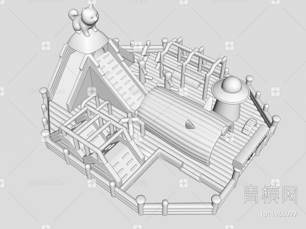 充气城堡，淘气堡，汽包，气模3D模型下载【ID:1966099】