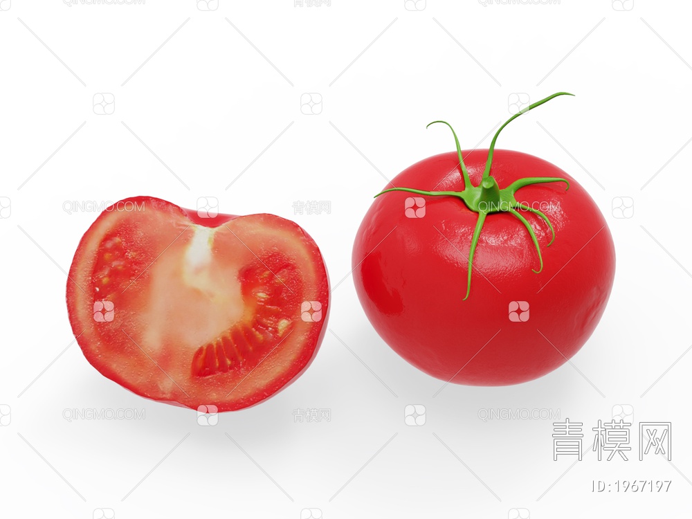 蔬菜 番茄3D模型下载【ID:1967197】
