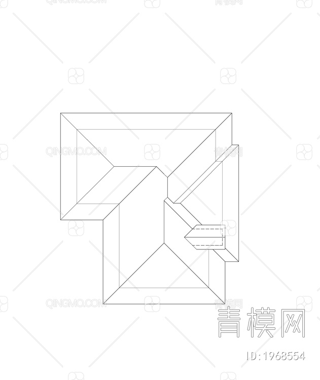 别墅CAD方案图纸，平面图，立面图【ID:1968554】