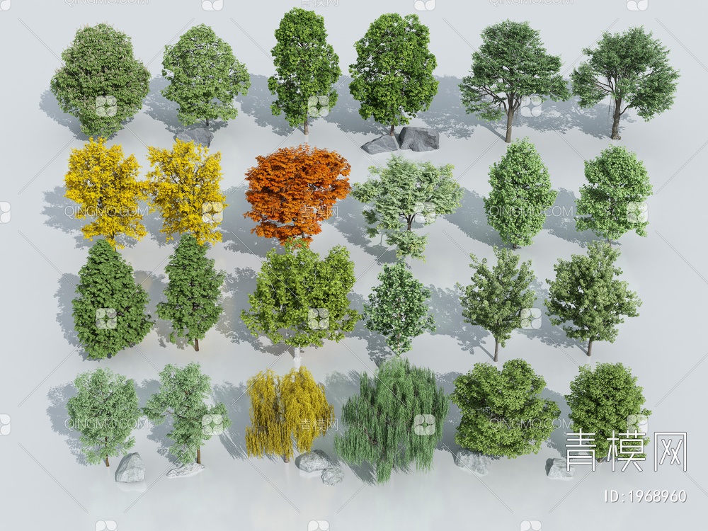树木 景观树3D模型下载【ID:1968960】