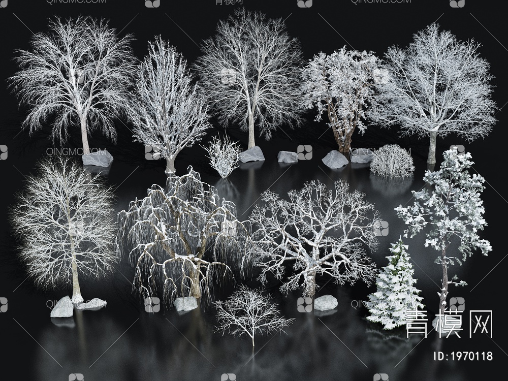 冬景树3D模型下载【ID:1970118】