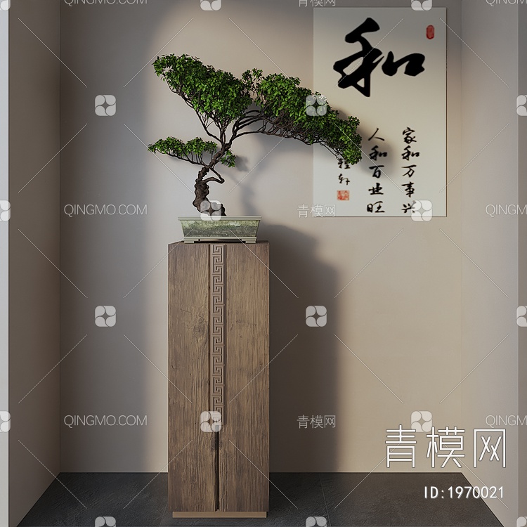 盆栽3D模型下载【ID:1970021】