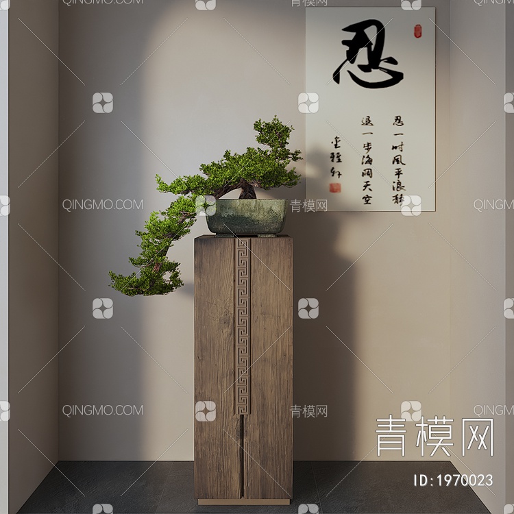 盆栽3D模型下载【ID:1970023】