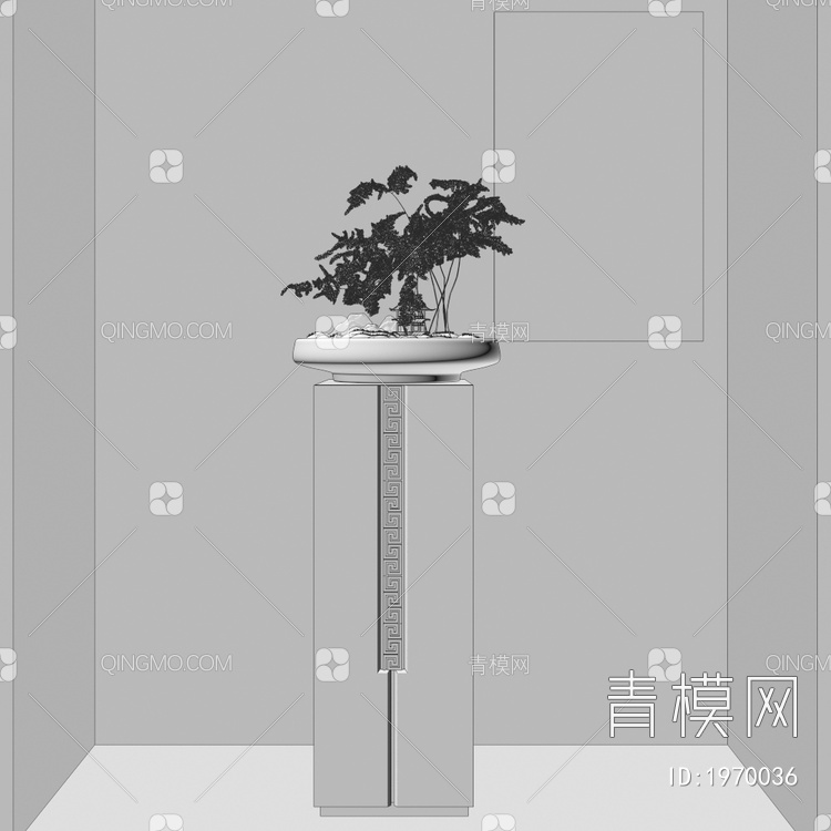 盆栽3D模型下载【ID:1970036】