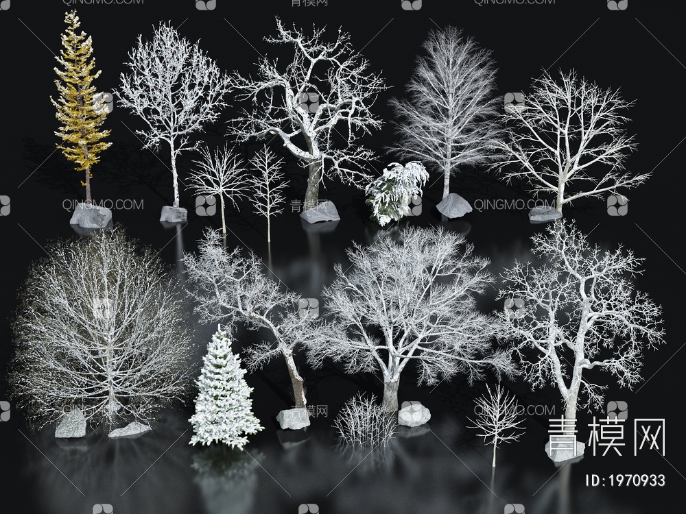 冬景树3D模型下载【ID:1970933】