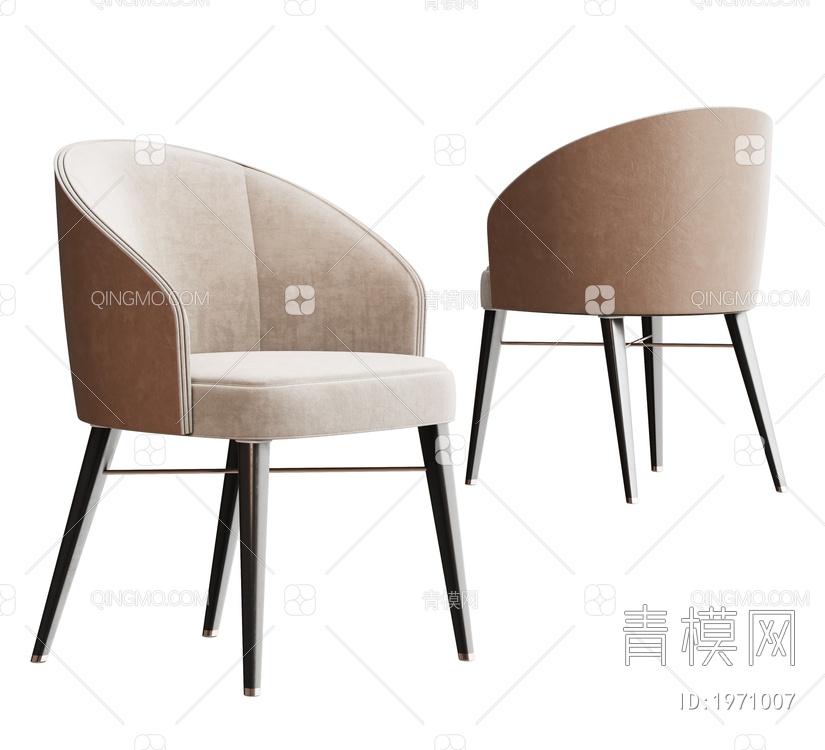 Teresina单椅 餐椅3D模型下载【ID:1971007】