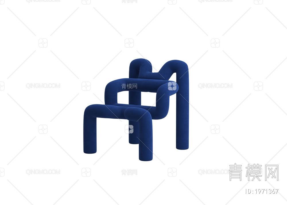 艺术休闲椅3D模型下载【ID:1971367】