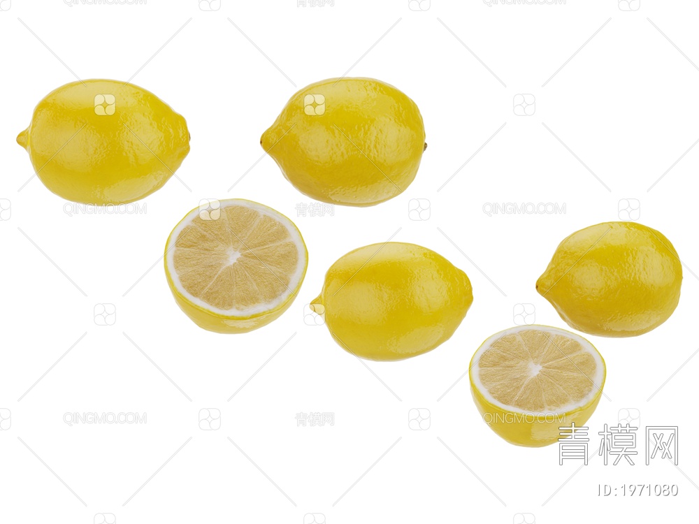 水果 柠檬3D模型下载【ID:1971080】