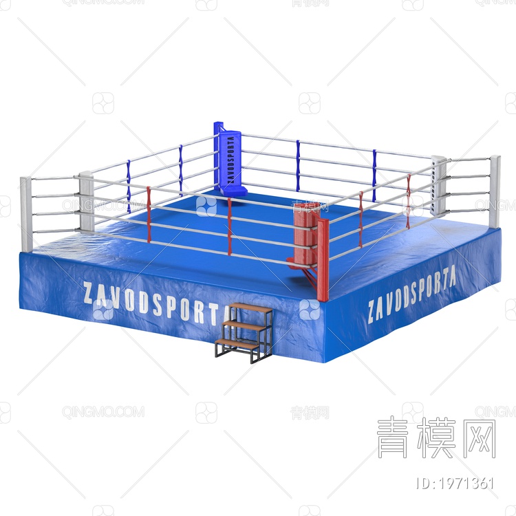 拳击比赛 拳击擂台 体育运动拳击台 扎沃德斯波特3D模型下载【ID:1971361】