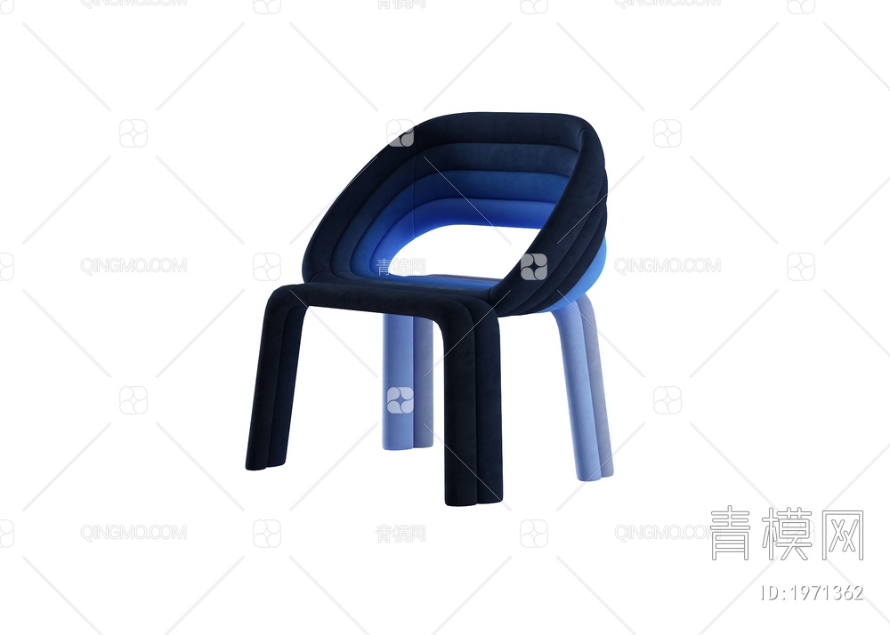 休闲椅3D模型下载【ID:1971362】