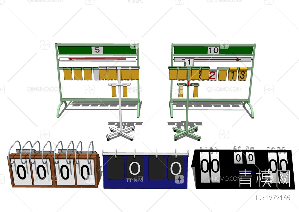 得分板 记分板SU模型下载【ID:1972165】