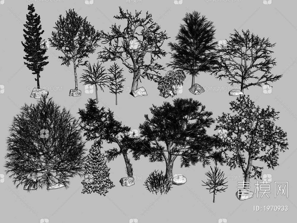 冬景树3D模型下载【ID:1970933】