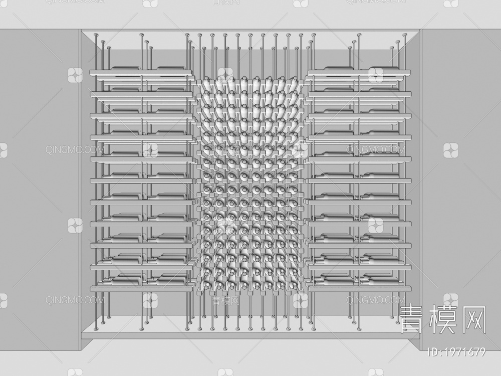 酒柜3D模型下载【ID:1971679】