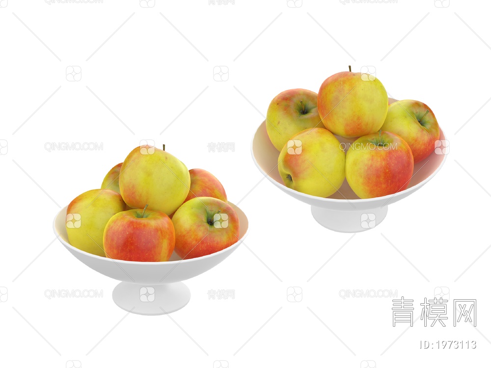 水果蔬菜 苹果3D模型下载【ID:1973113】