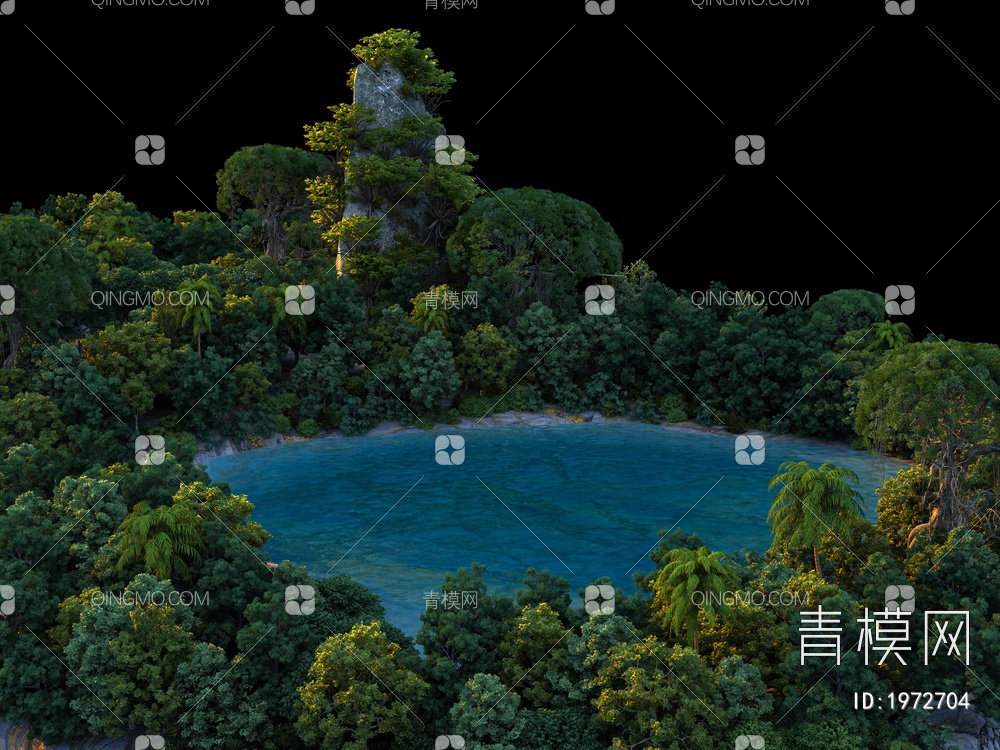 风景 树3D模型下载【ID:1972704】