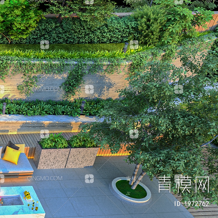 庭院场景3D模型下载【ID:1972762】