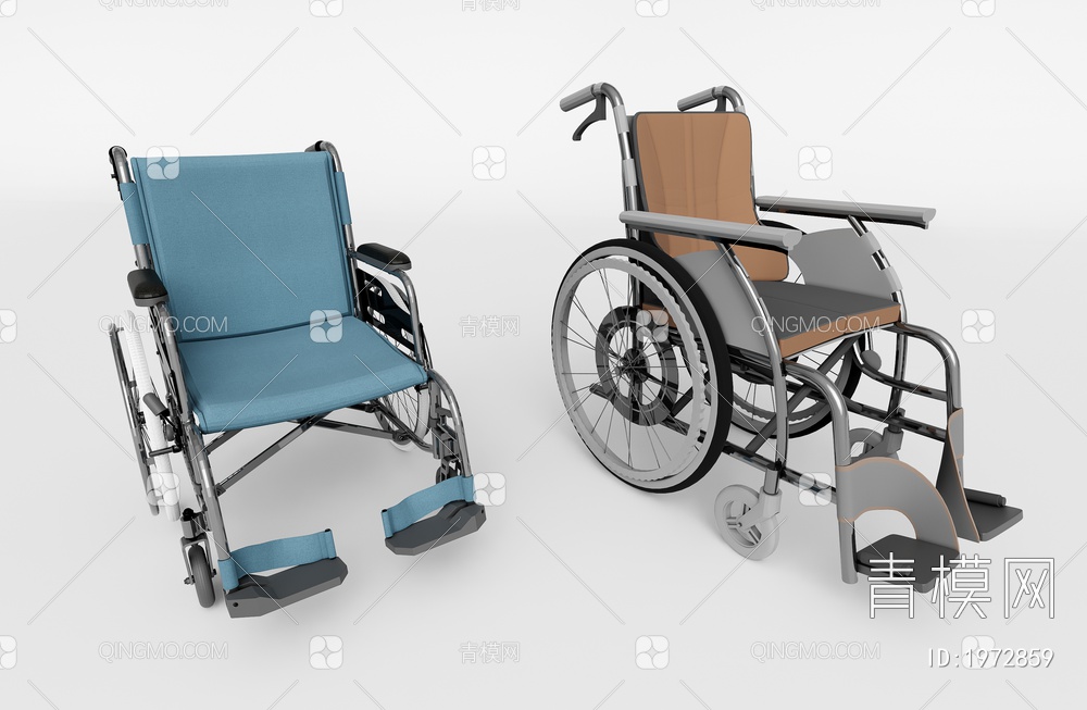 轮椅3D模型下载【ID:1972859】