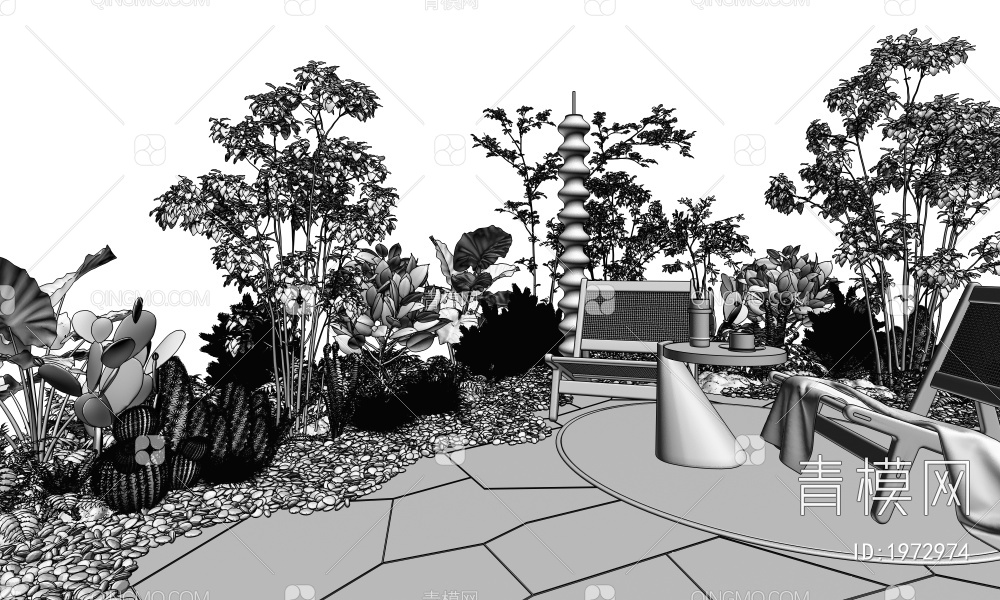景观3D模型下载【ID:1972974】