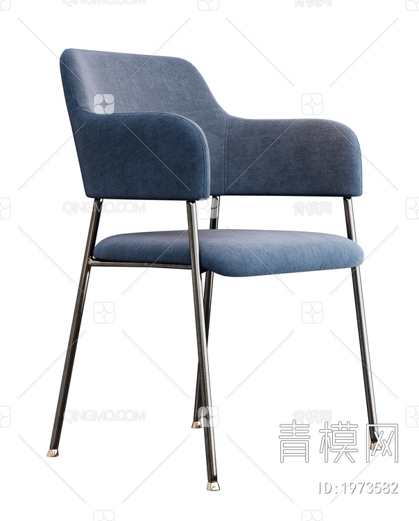 Schiavello餐椅 休闲椅 单椅3D模型下载【ID:1973582】