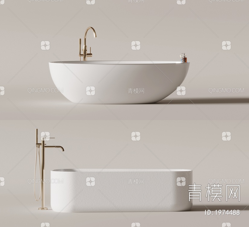 浴缸3D模型下载【ID:1974488】