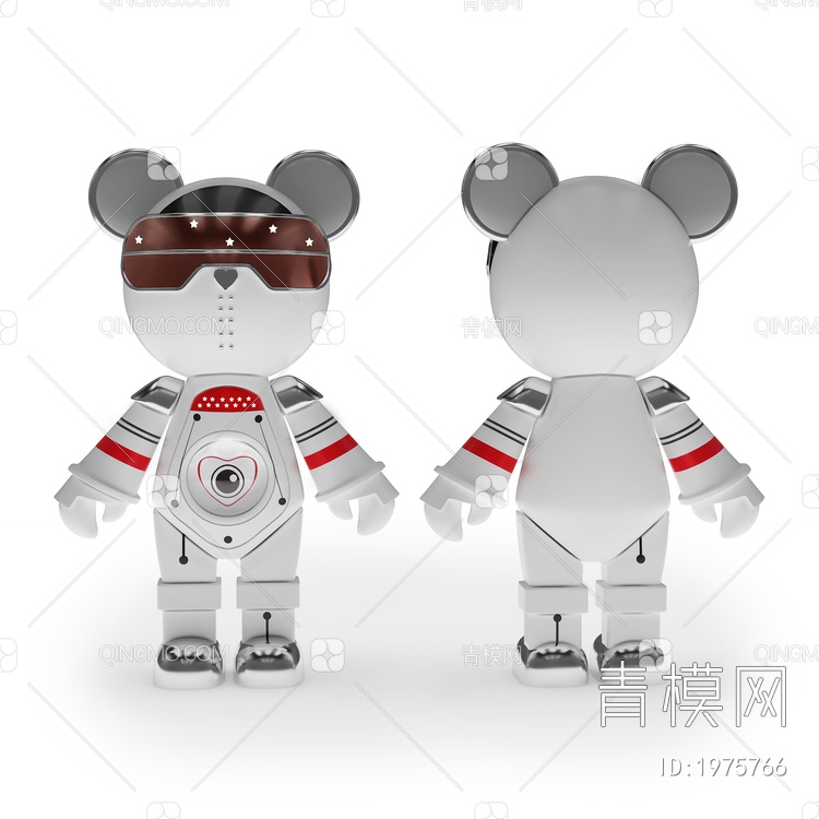 暴力熊公仔3D模型下载【ID:1975766】