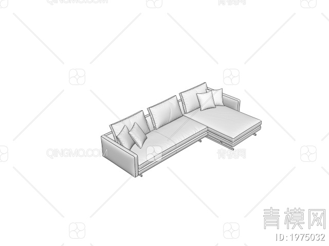 多人沙发3D模型下载【ID:1975032】