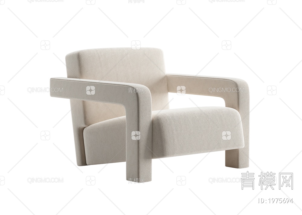 休闲椅3D模型下载【ID:1975694】
