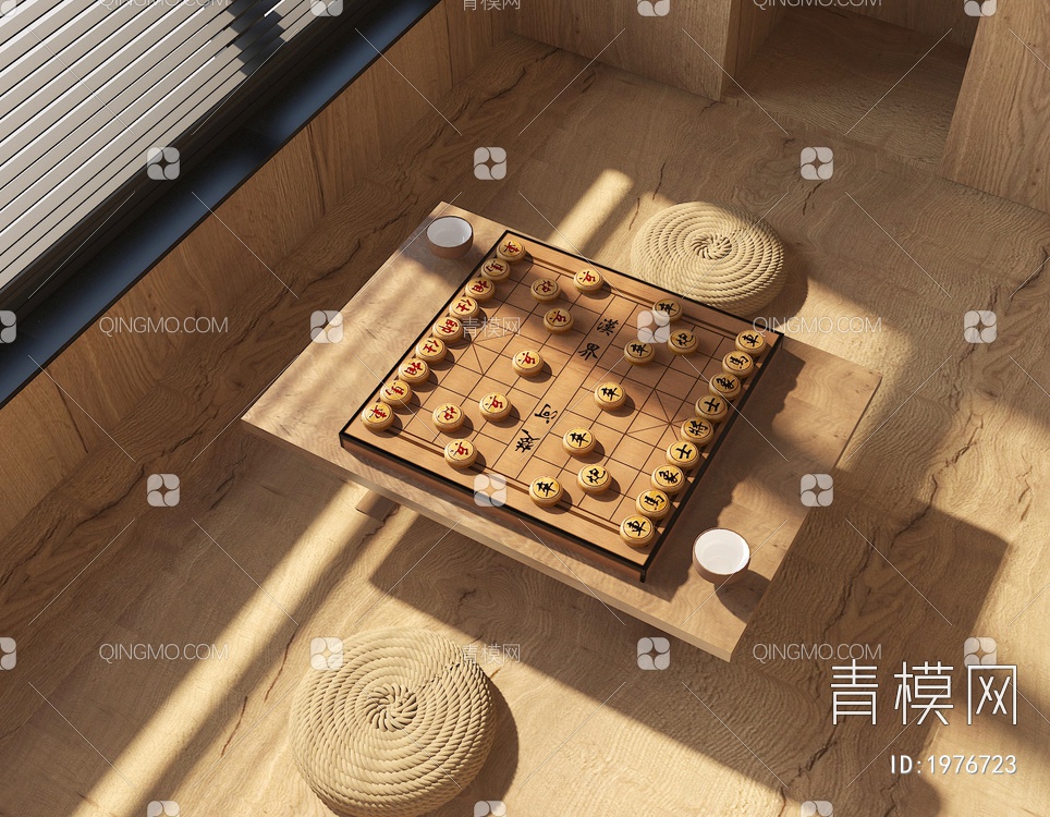 象棋_棋盘3D模型下载【ID:1976723】