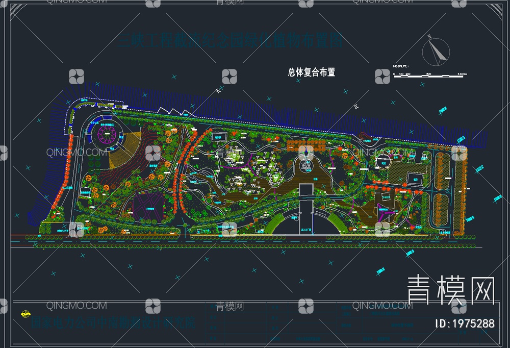 18套公墓陵园景观规划CAD施工图【ID:1975288】