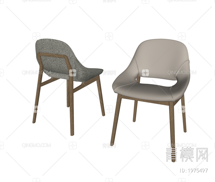 餐椅SU模型下载【ID:1975497】