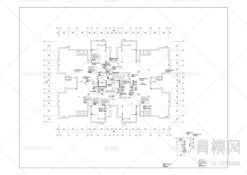 酉粮·中央花园项目工程【ID:1975489】