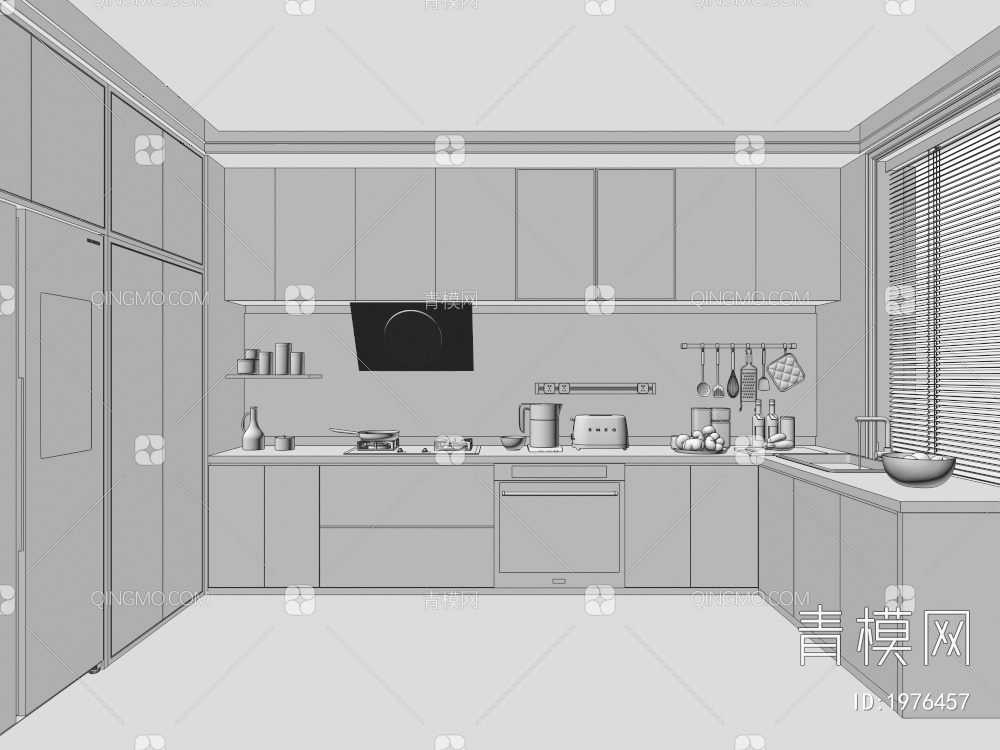 厨房3D模型下载【ID:1976457】