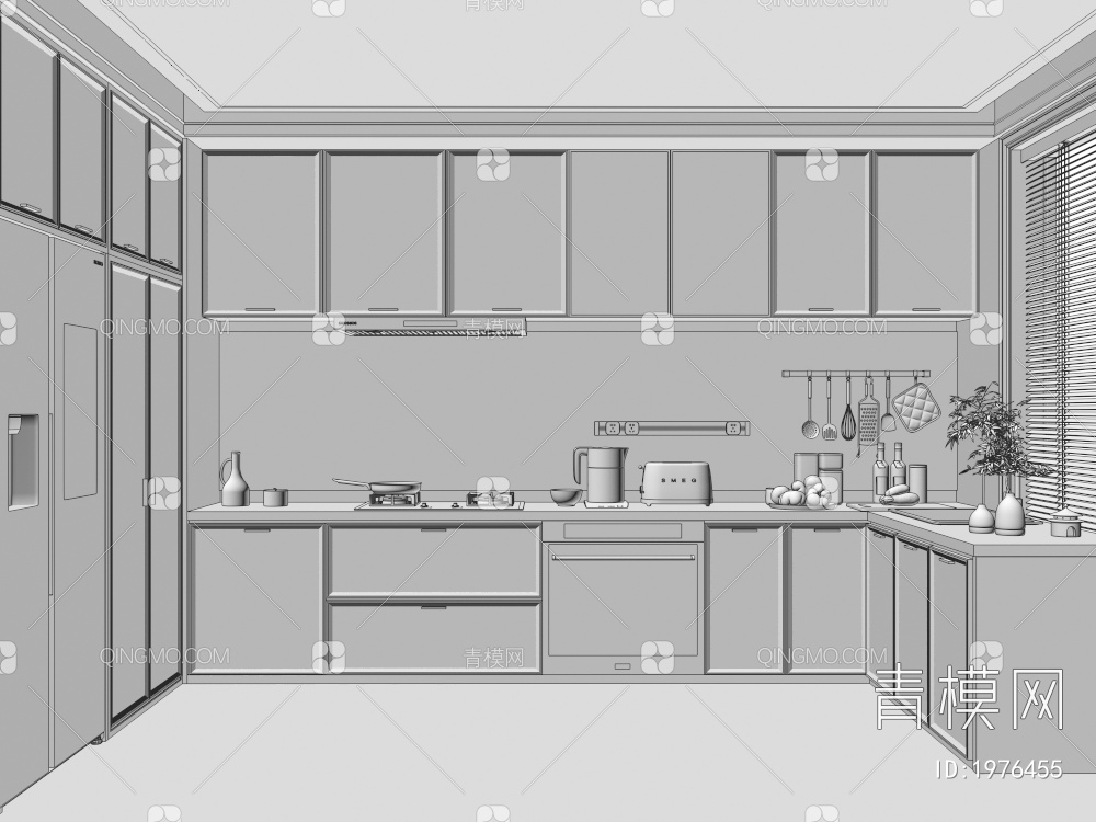 厨房3D模型下载【ID:1976455】