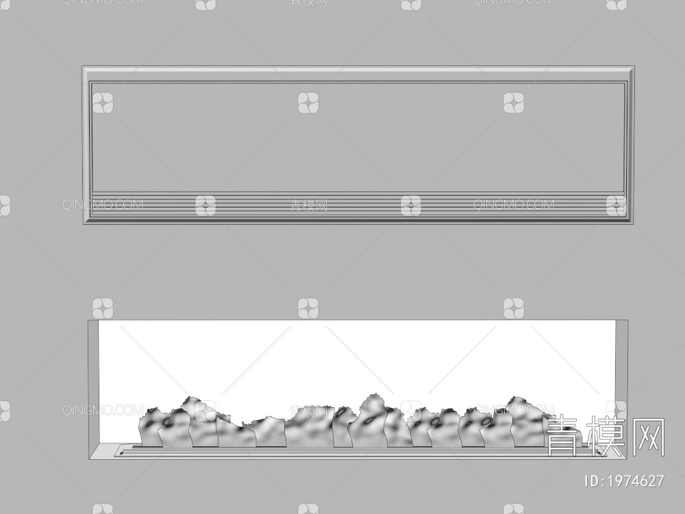 壁炉 电子火焰3D模型下载【ID:1974627】