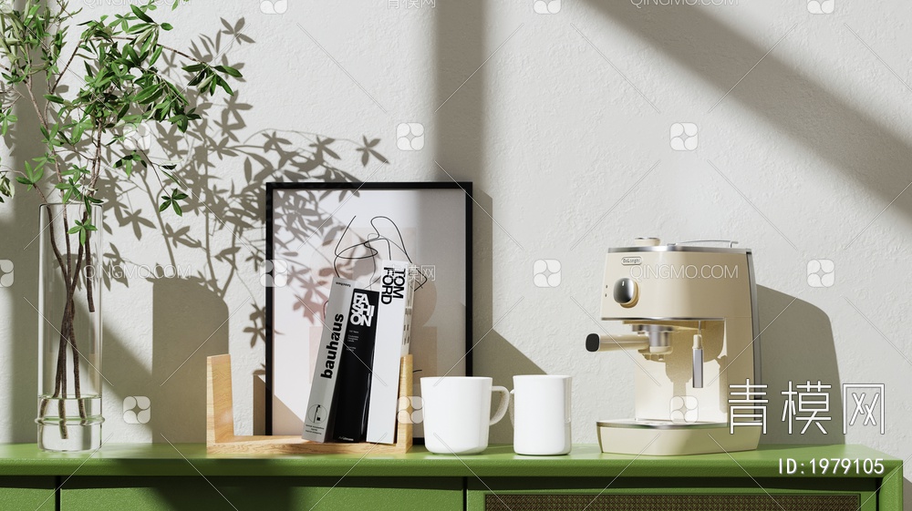 生活家电 咖啡机3D模型下载【ID:1979105】
