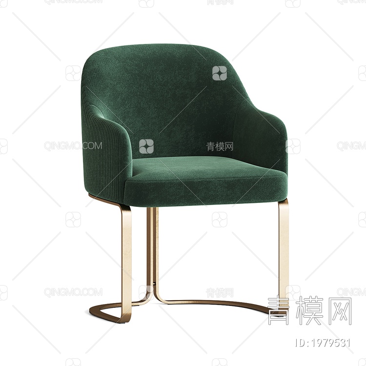 餐椅  单椅  休闲椅3D模型下载【ID:1979531】