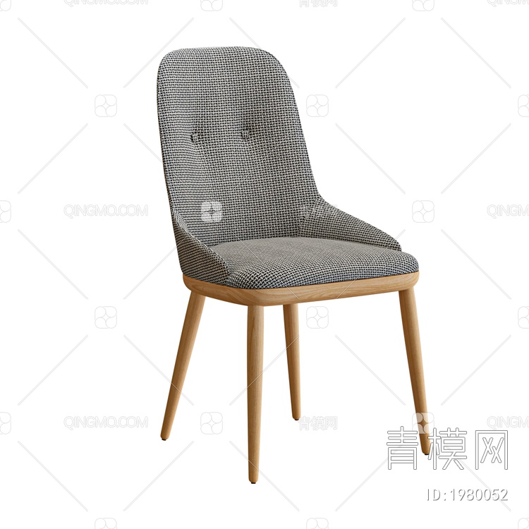 餐椅 单椅3D模型下载【ID:1980052】