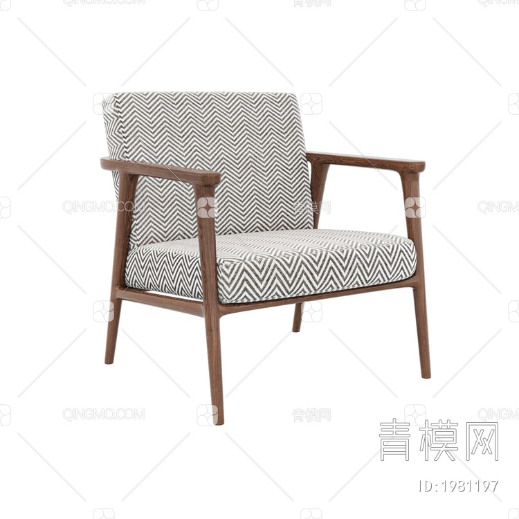 书椅 休闲椅3D模型下载【ID:1981197】